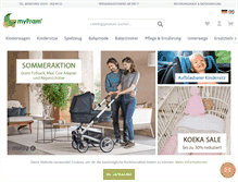 Tablet Screenshot of mypram.com
